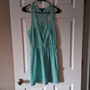 Mint Green Sleeveless Summer Dress - Casual V-Neck